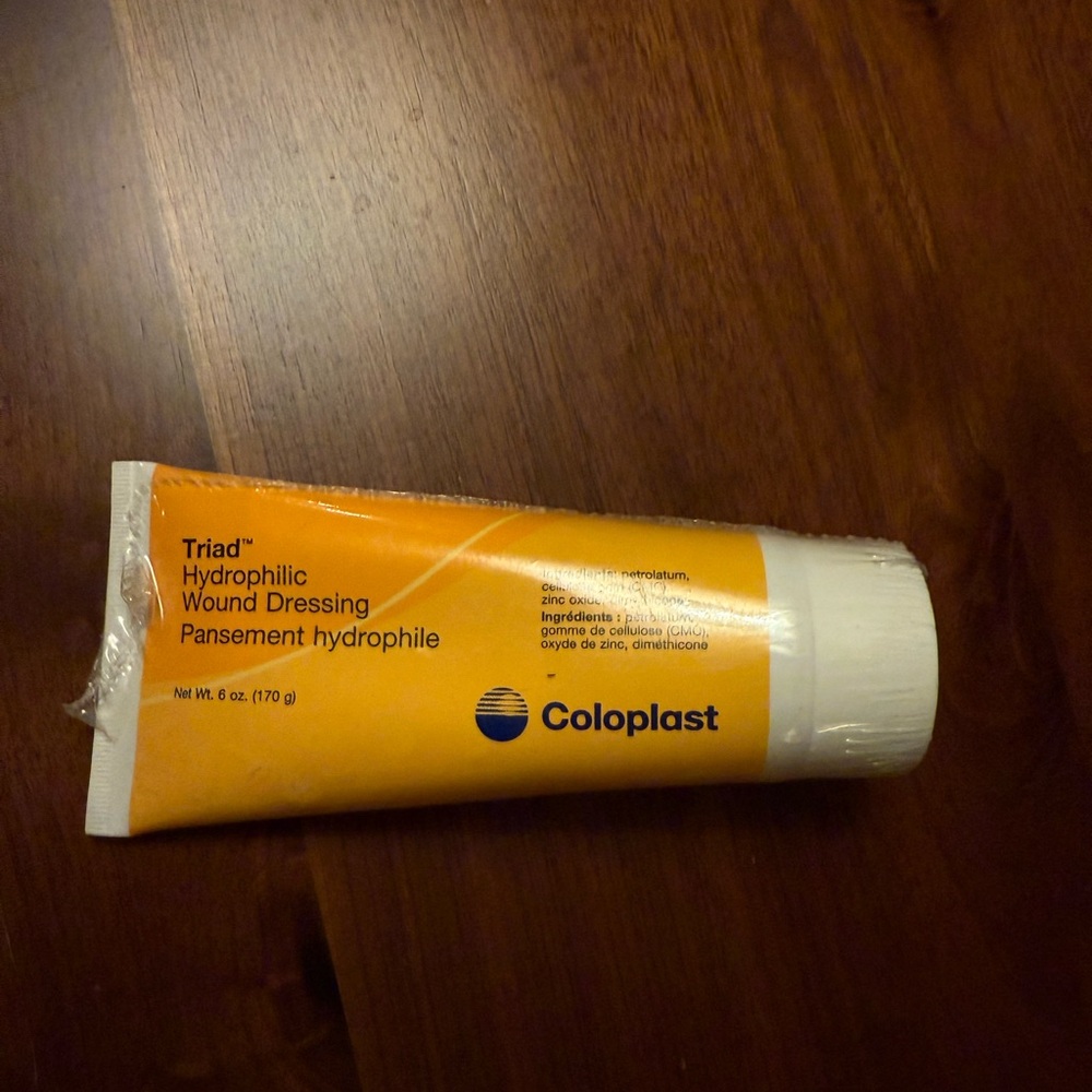 Coloplast Triad Hydrophilic Wound Dressing Sealed in original plastic-6 oz